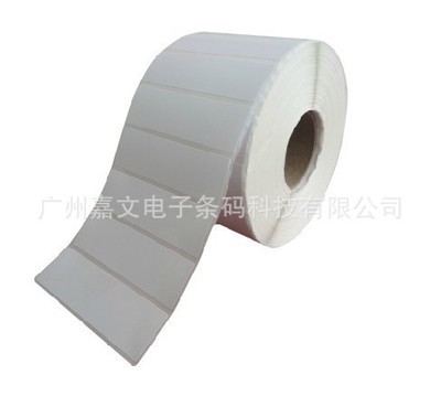 【【厂家直销】铜版不干胶标签60*40*1500 单排圆角中卷心】价格,厂家,图片,不干胶标签,广州嘉文电子条码科技-